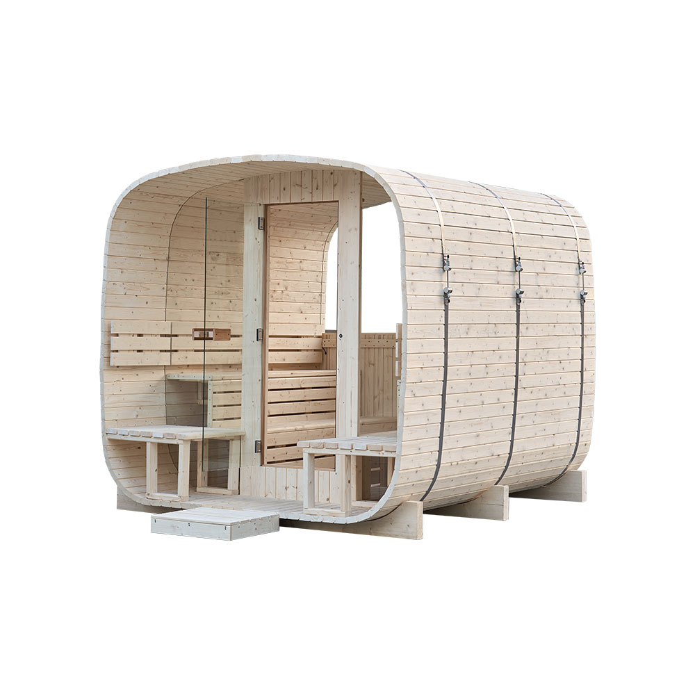 Clear View Cube Sauna