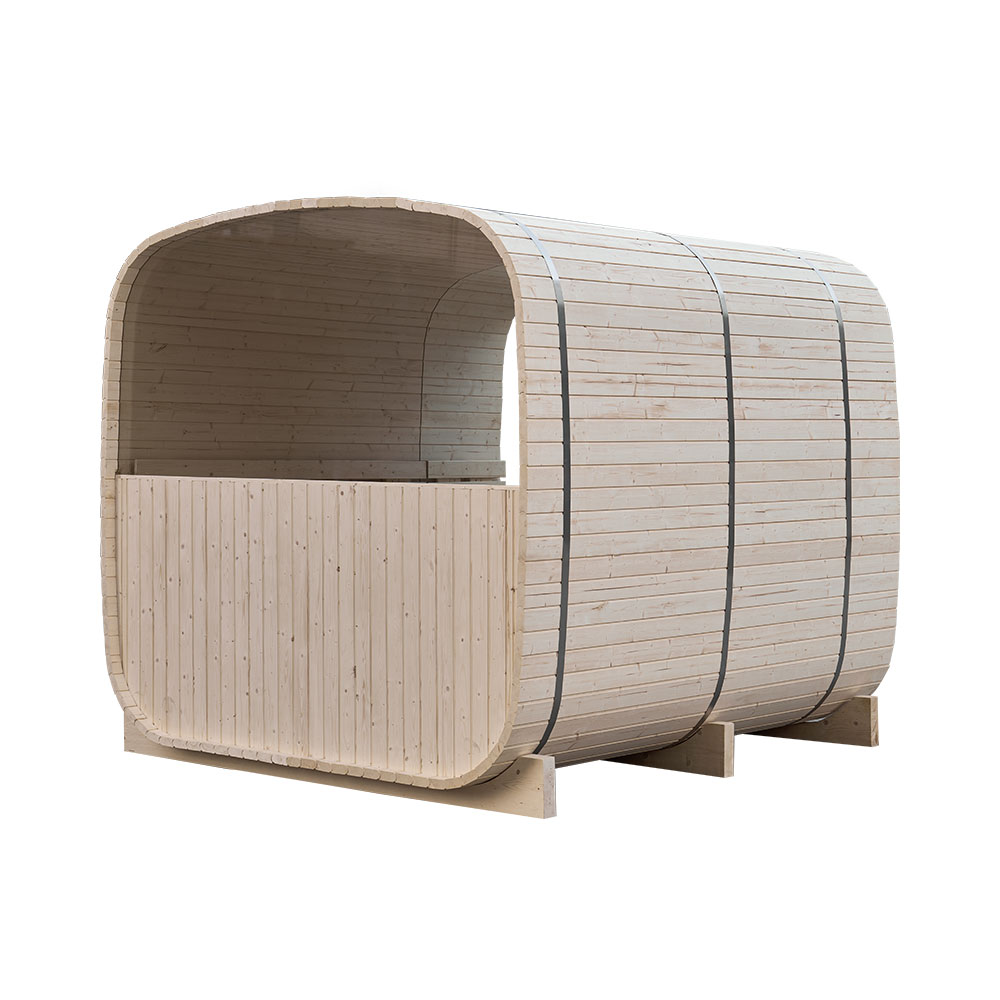 Clear View Cube Sauna